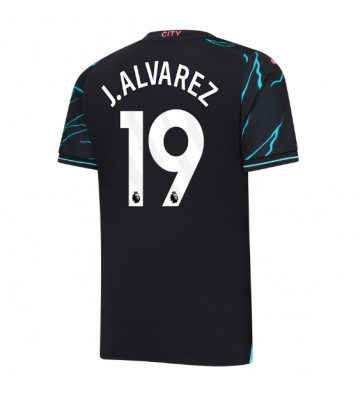 Manchester City Julian Alvarez #19 Tercera Equipación 2023-24 Manga Corta